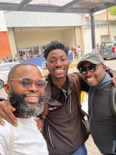 Networking with AyaHQ Founders Eric Annan & Michael Lawal at Devconnect Argentina