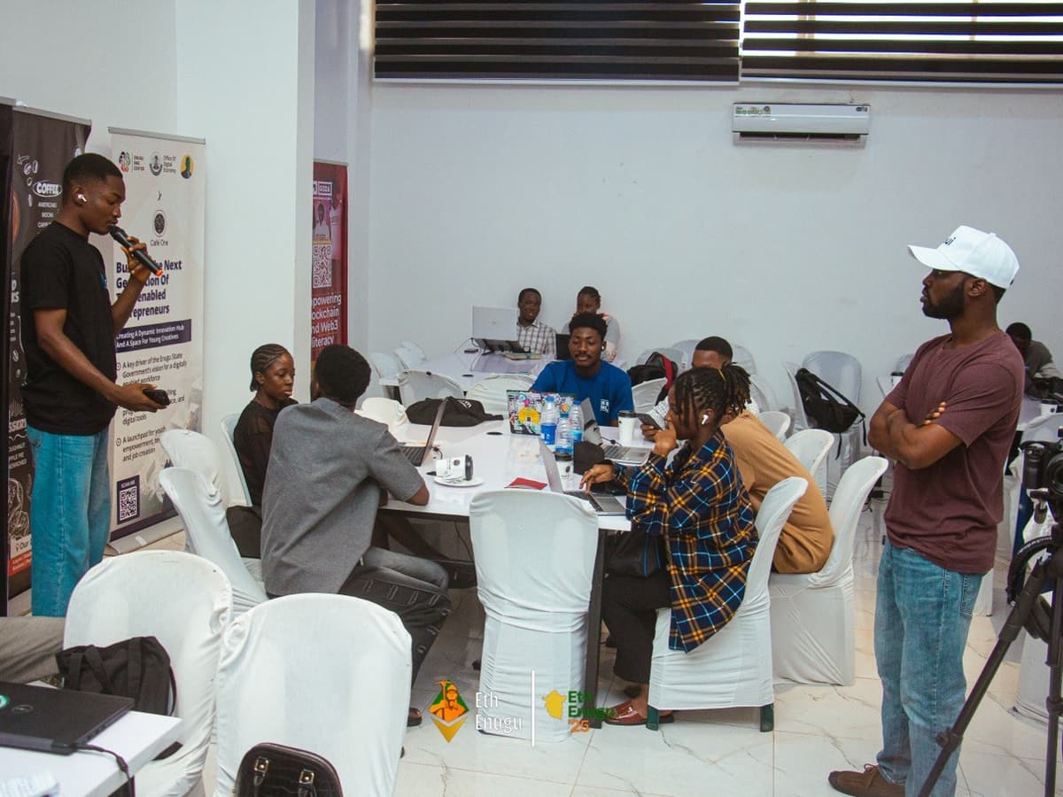 Hacking & Building at ETH Enugu Hackathon — Nigeria