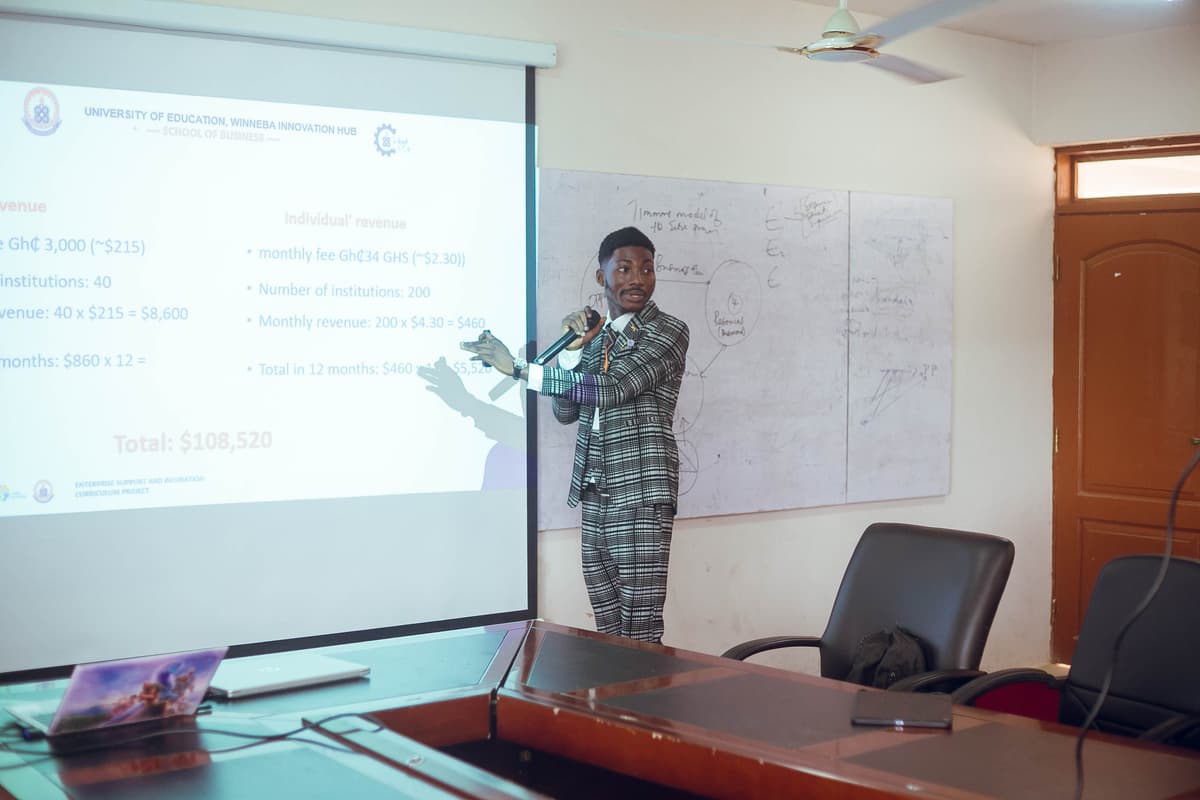 Startup Incubation Workshop Facilitator at UEW Innovation Hub — British Council